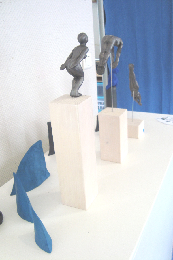 exposition sculptures Agnès Cherfils Le Moulleau 